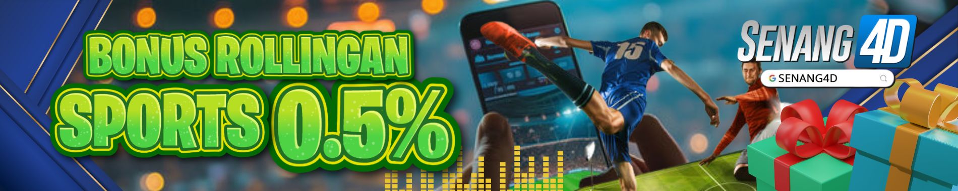 bonus rollingan sportsbook Senang4D